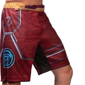 Hayabusa Marvel's Iron Man Fight Shorts - Red