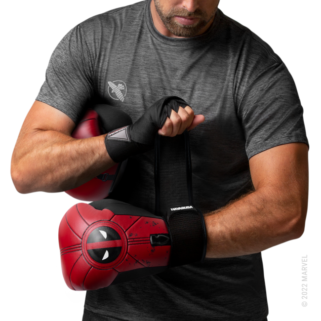 Hayabusa Marvel Deadpool bokshandschoenen - Rood/Zwart