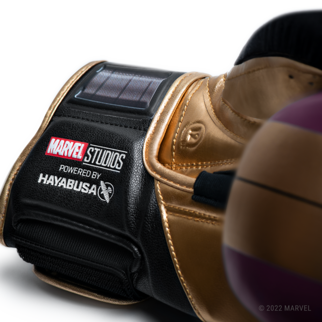 Hayabusa Marvel Batroc bokshandschoenen - Paars/Goud