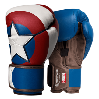 Hayabusa Marvel's Captain America Boxing Gloves - Red/White/Blue