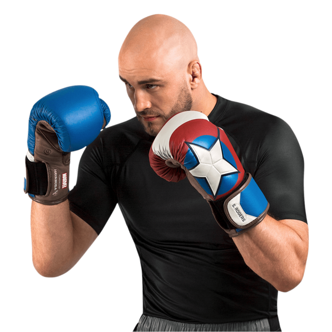 Hayabusa Marvel Captain America bokshandschoenen - Rood/Wit/Blauw