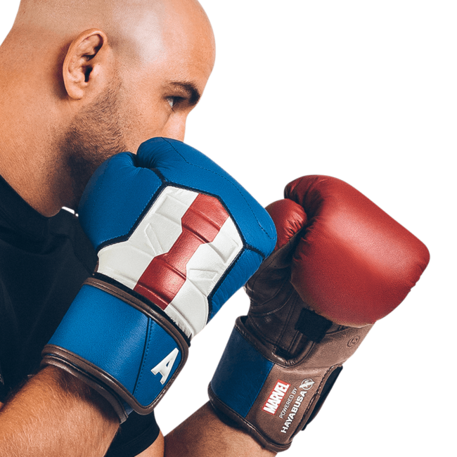 Hayabusa Marvel Captain America bokshandschoenen - Rood/Wit/Blauw