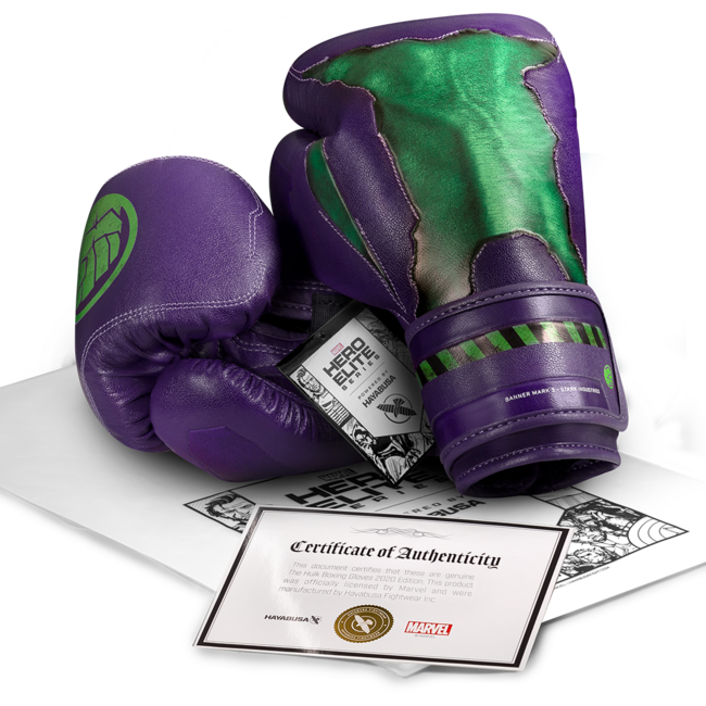 Hayabusa Marvel Hulk bokshandschoenen - Paars/Groen