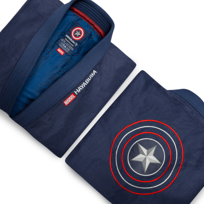 Hayabusa Marvel Captain America BJJ gi - Blauw