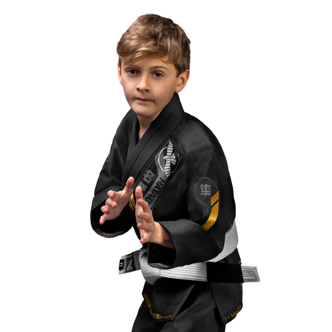 Hayabusa Ascend jeugd BJJ gi - Zwart