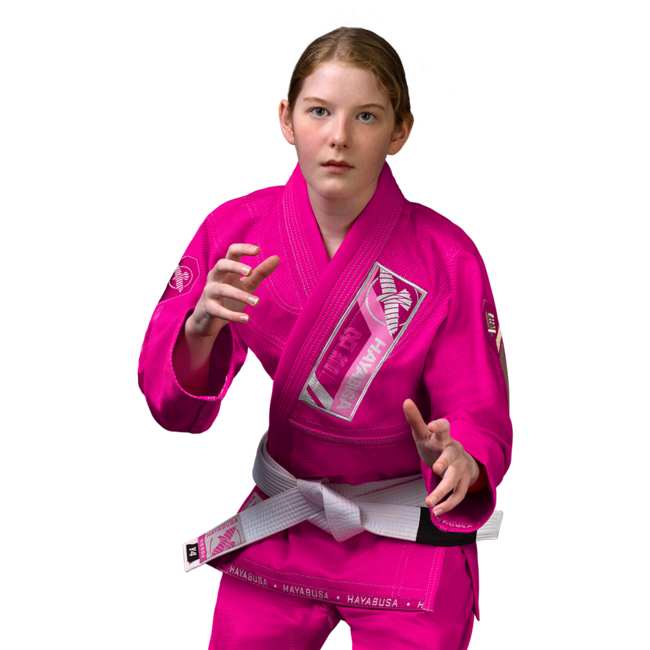 Hayabusa Ascend jeugd BJJ gi - Roze