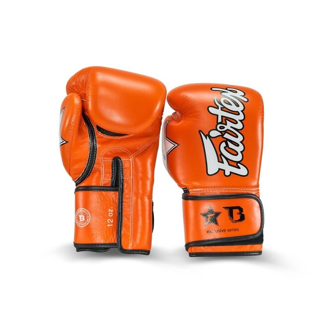 FAIRTEX x Booster FXB BG V2 Leren Bokshandschoenen – Oranje