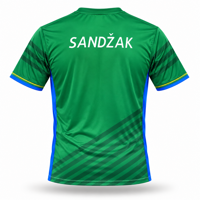 Fightsense Represent Sandzak Jersey – Trots van Sandzak – Groen
