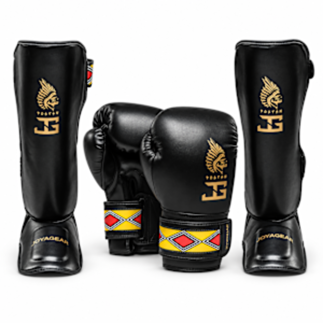 JOYA Joyagear x Poatan Fightset – Bokshandschoenen & Scheenbeschermers Alex Pereira