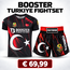 Booster Fightgear Turkije Fightset - Shirt en Fightsense Short voor Jeugd en Volwassenen