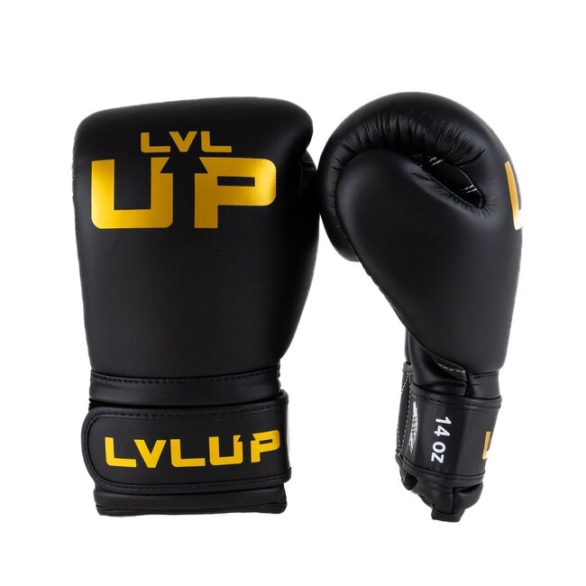 LVL-UP BG 4 Bokshandschoenen – Zwart – 12, 14 en 16 oz
