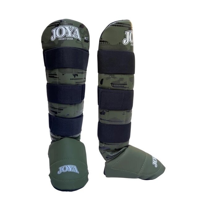 JOYA Joya Kinder Camo V2 Scheenbeschermers - Groen/Zwart