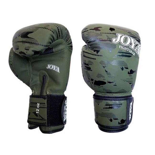 JOYA Joya Kinder Camo V2 (Kick) Bokshandschoenen - Groen/Zwart