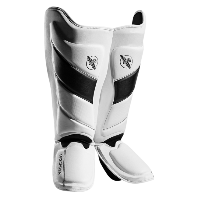 Hayabusa Kickboks Scheenbeschermers T3 - WHITE/black