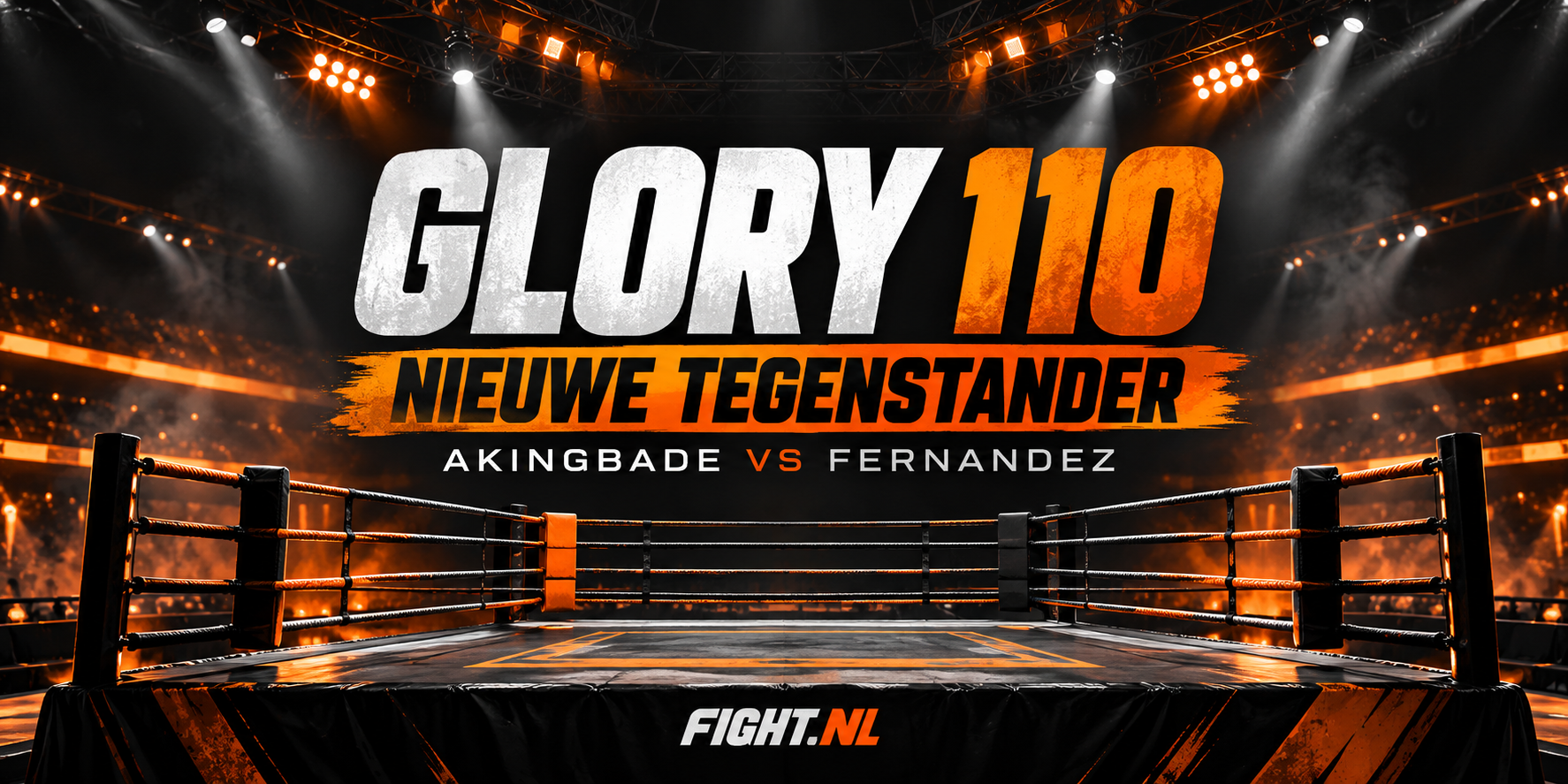 GLORY 110: Fernandez vervangt Ugrincic tegen Akingbade