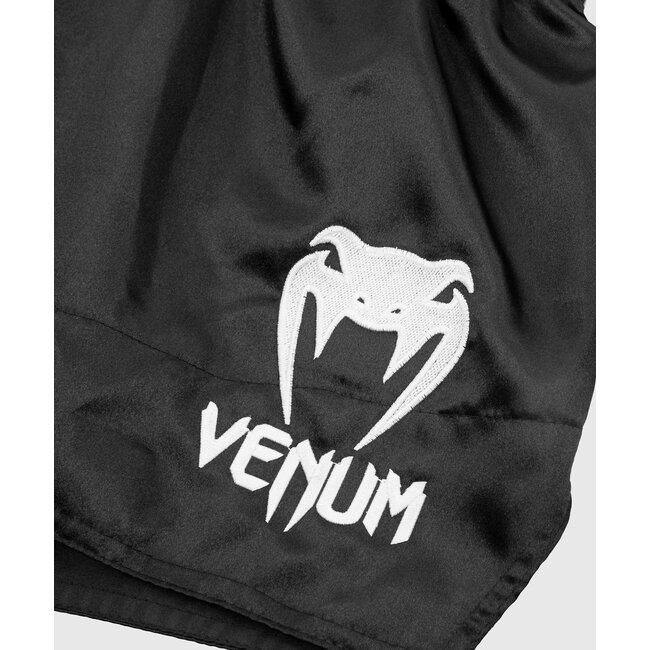 Venum MUAY THAI SHORTS CLASSIC - ZWART/WIT