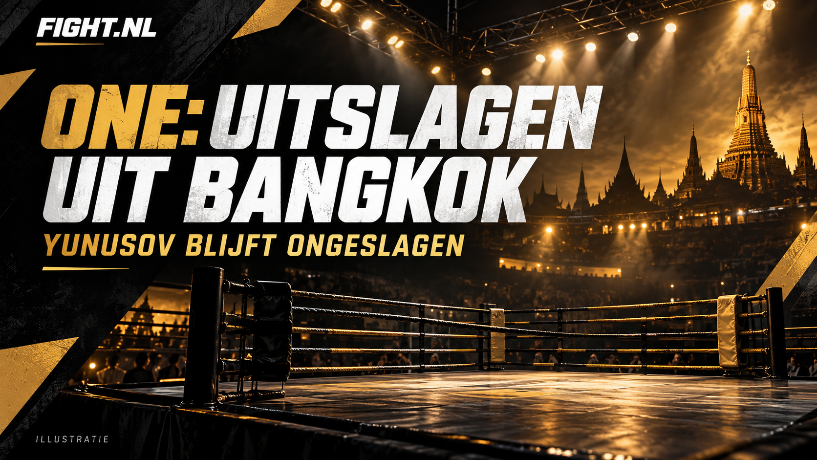 ONE: Yunusov blijft ongeslagen, El Morabet verliest