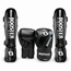 Booster V3 Kickboksset Zwart - Bokshandschoenen en Scheenbeschermers