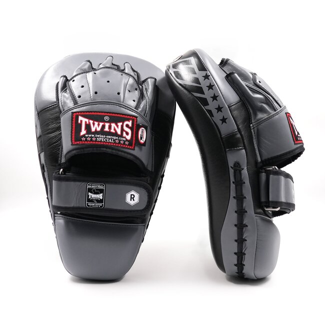Twins Special PML 21 Focus Mitts voor Stoot- en Lichte Traptraining – Zwart/Grijs