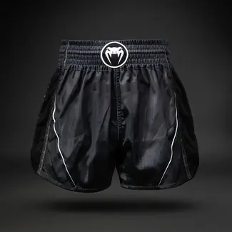 Venum Stealth Muay Thai Short – Zwart/Wit