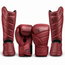 Hayabusa T3 LX Fightset Crimson/Rood – Leren Bokshandschoenen en Scheenbeschermers