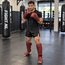 Hayabusa T3 LX Fightset Crimson/Rood – Leren Bokshandschoenen en Scheenbeschermers