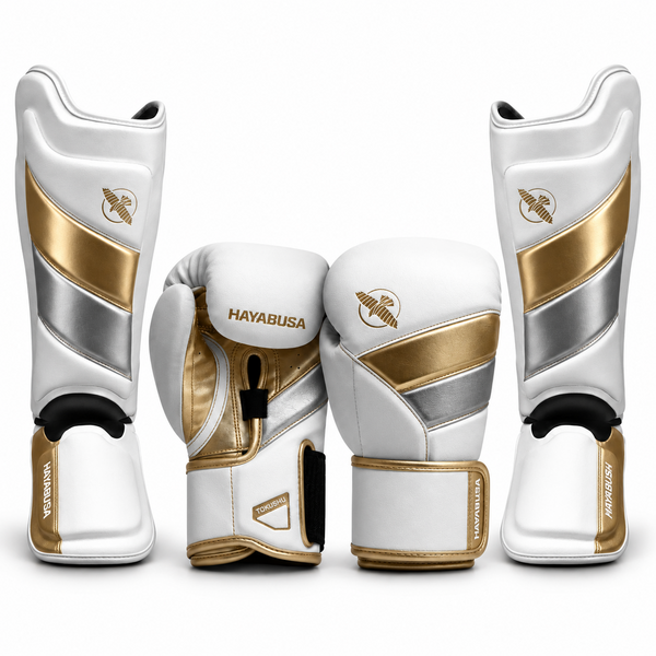 Hayabusa T3 Fightset – Weiß/Gold