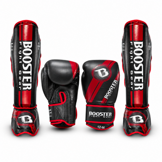 Booster Fightgear V3 Fightset – Zwart/Rood