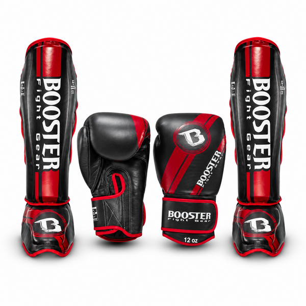 Booster Fightgear V3 pack de combat – noir/rouge