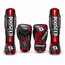 Booster Fightgear V3 Fightset Zwart/Rood – Bokshandschoenen en Scheenbeschermers