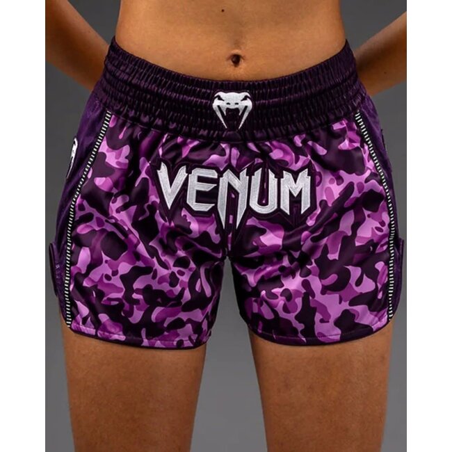 Venum Iris Muay Thai Shorts - Plum/pink