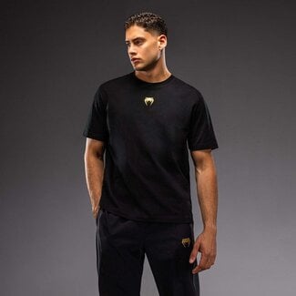 Venum Essential Cotton T-shirt - Zwart/Goud