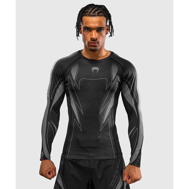 Venum Amazonia Reborn Rashguard Lange Mouw - Zwart/Grijs