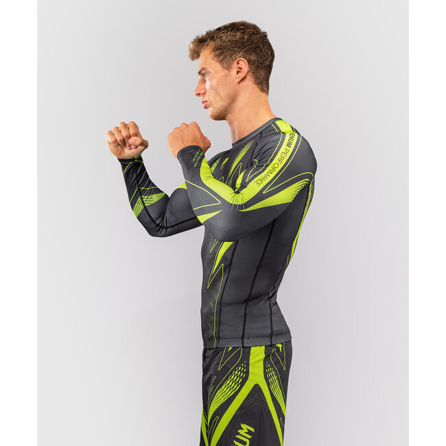 Venum Amazonia Reborn Rashguard Lange Mouw - Zwart/Groen