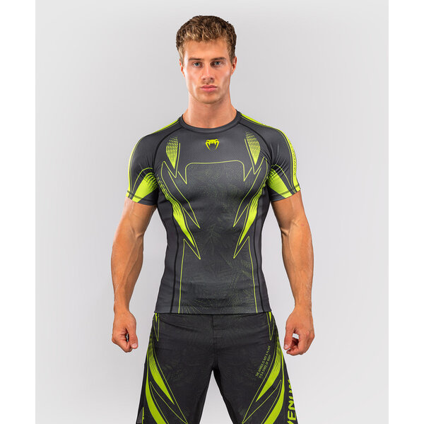 Venum Amazonia Reborn Rashguard manches courtes - noir/vert