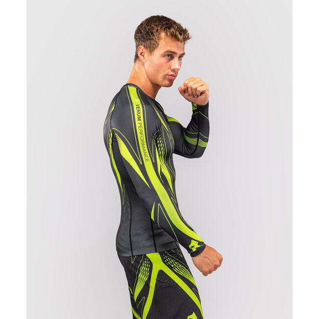Venum Amazonia Reborn Rashguard Lange Mouw - Zwart/Groen