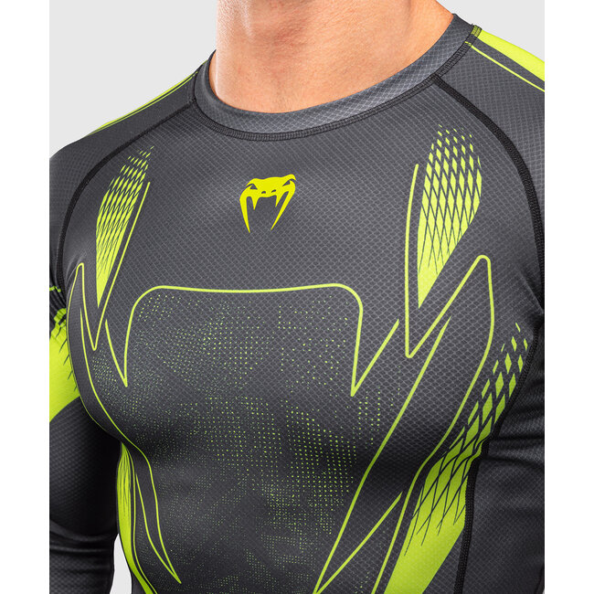 Venum Amazonia Reborn Rashguard Lange Mouw - Zwart/Groen