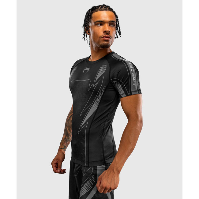 Venum Amazonia Reborn Rashguard Korte Mouw - Zwart/Grijs