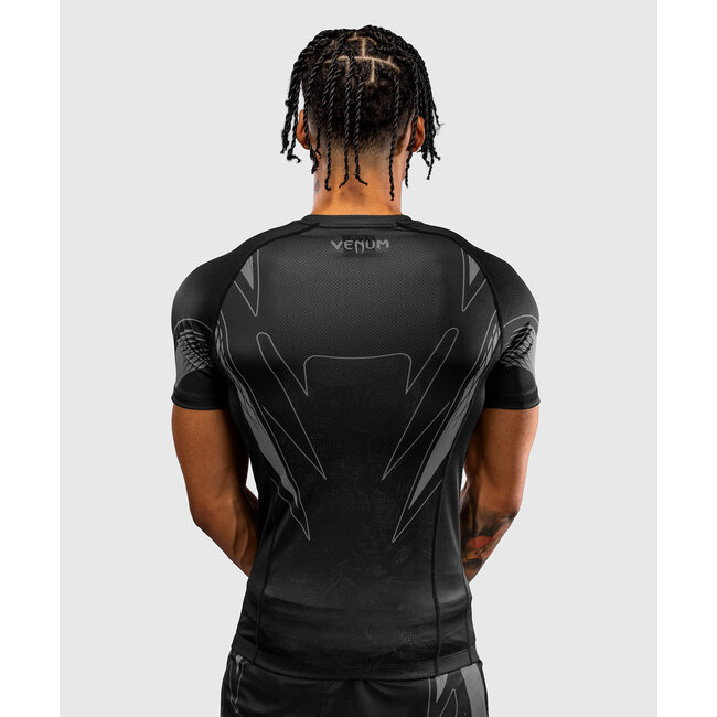 Venum Amazonia Reborn Rashguard Korte Mouw - Zwart/Grijs