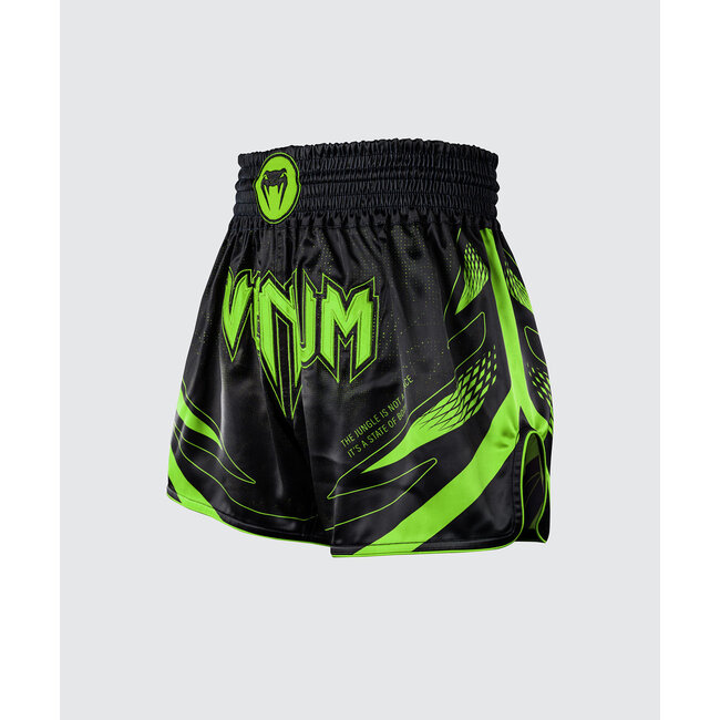 Venum Amazonia Reborn Muay Thai Shorts - Zwart/Groen