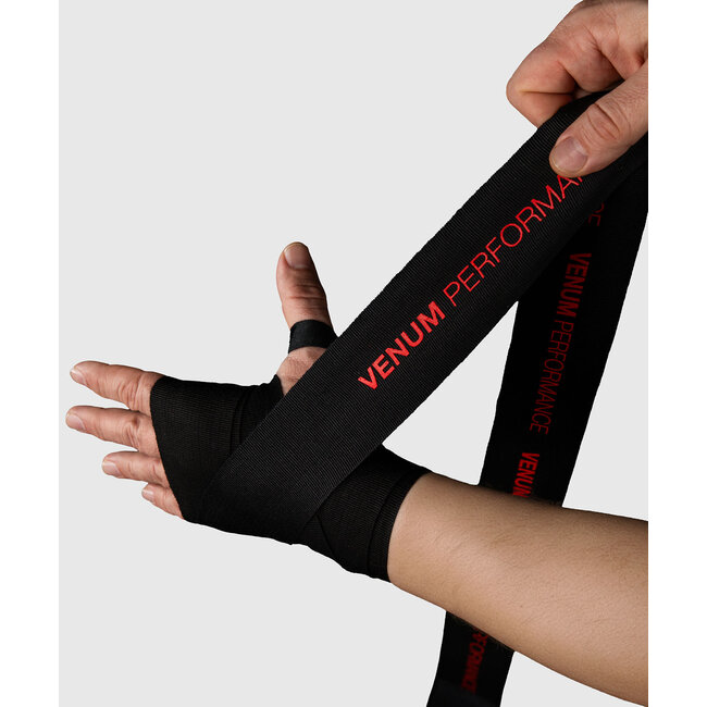 Venum Kontact Evo Amazonia Reborn Bandages 4 meter - Zwart/Rood
