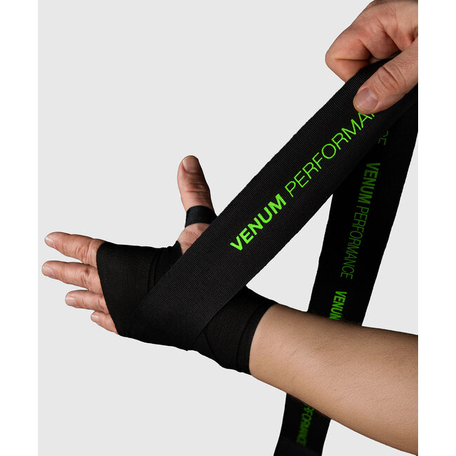 Venum Kontact Evo Amazonia Reborn Bandages 4 meter - Zwart/Groen