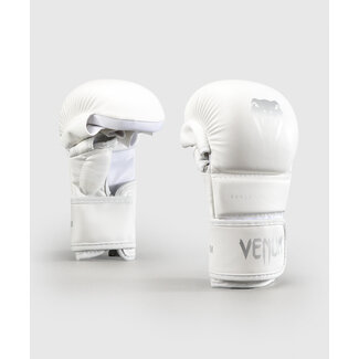 Venum Contender 1.5 MMA-sparringhandschoenen – Wit/Zilver