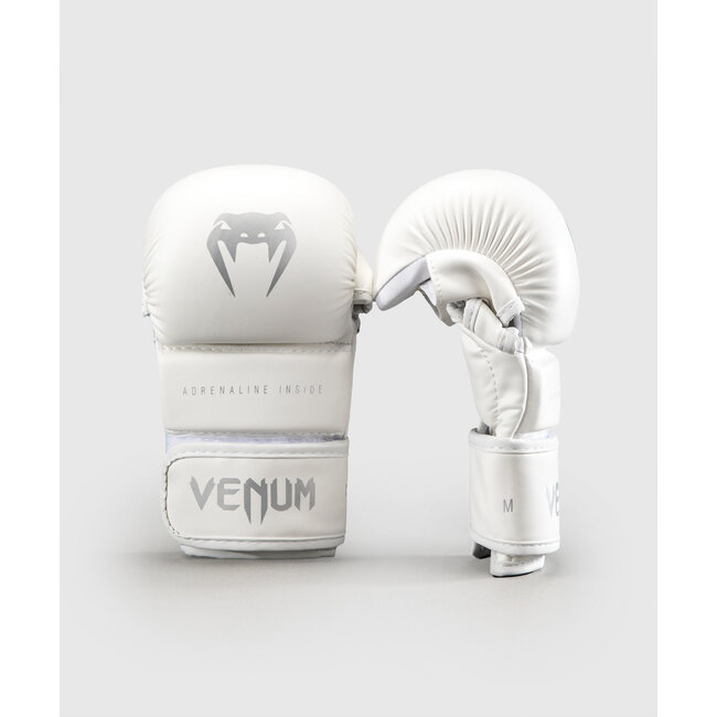 Venum Contender 1.5 MMA-sparringhandschoenen – Wit/Zilver