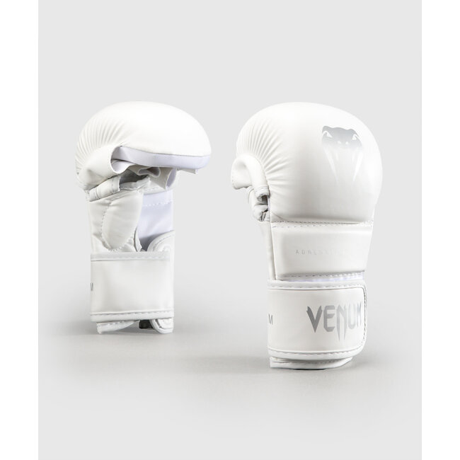 Venum Contender 1.5 MMA-sparringhandschoenen – Wit/Zilver