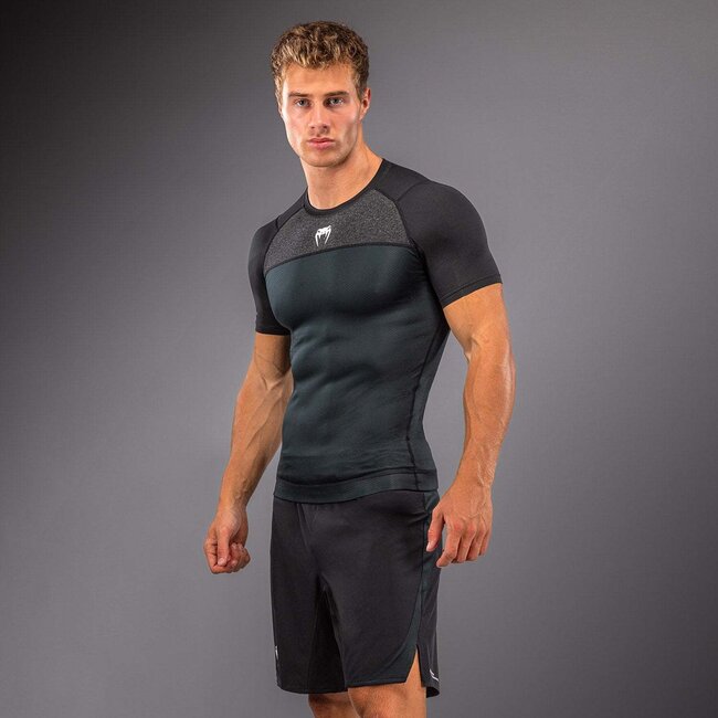Venum G-Fit Scale Rashguard Korte Mouw - Zwart