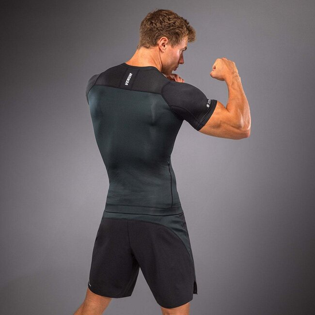 Venum G-Fit Scale Rashguard Korte Mouw - Zwart