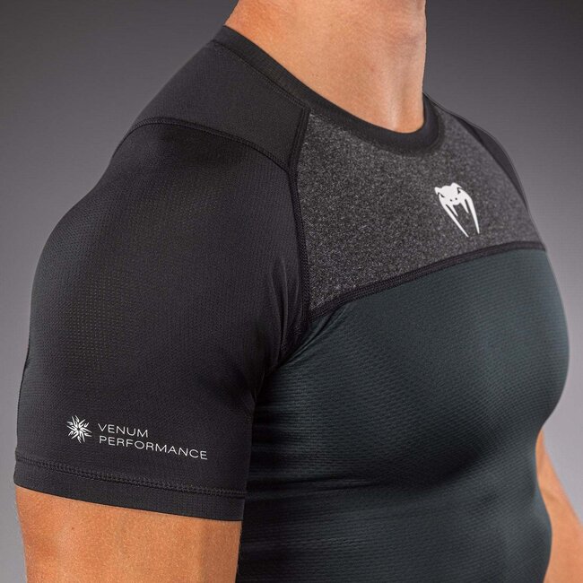 Venum G-Fit Scale Rashguard Korte Mouw - Zwart