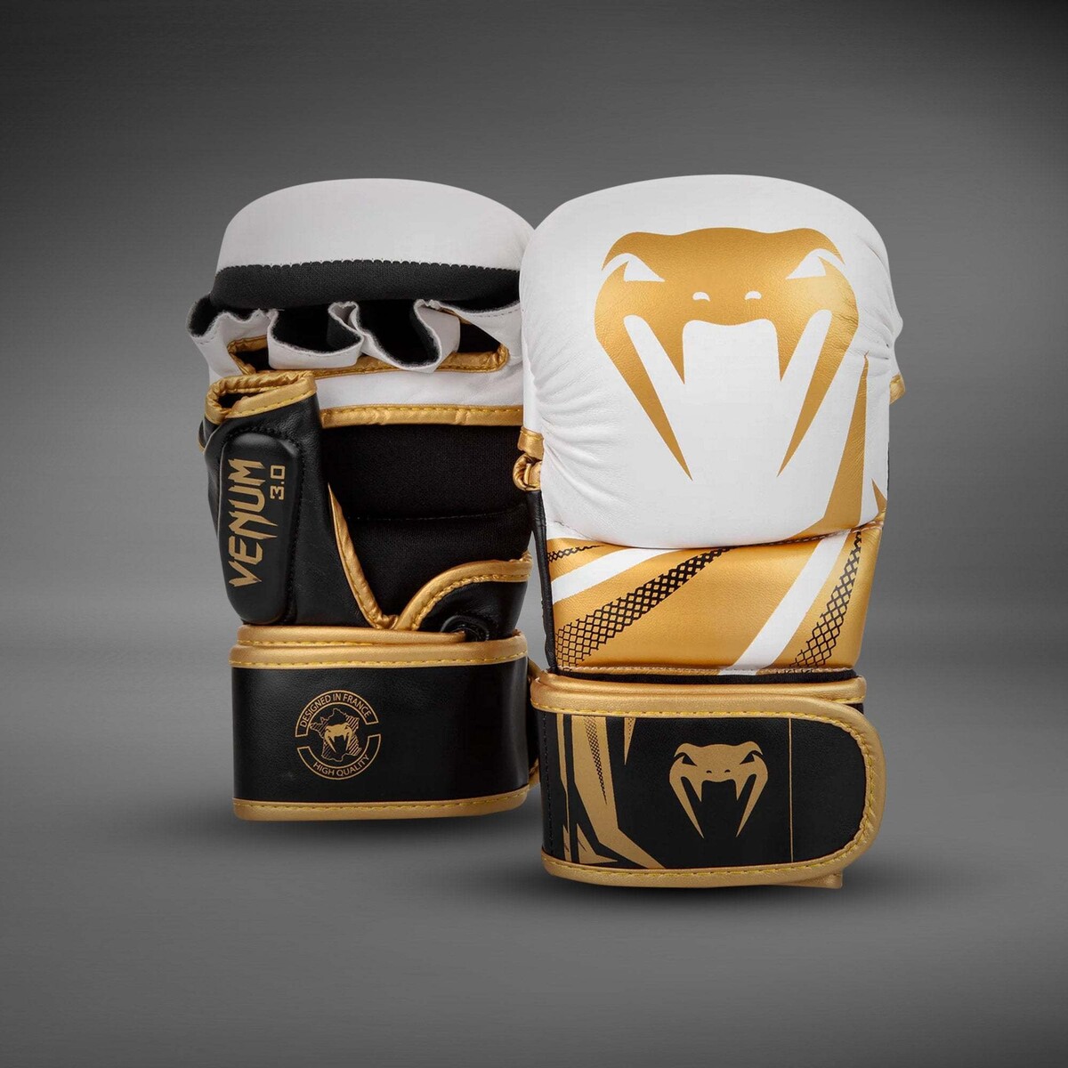 Venum Challenger 3.0 MMA-gants de sparring – blanc/noir/or