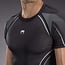 Venum Stealth rashguard korte mouwen – Zwart/Wit